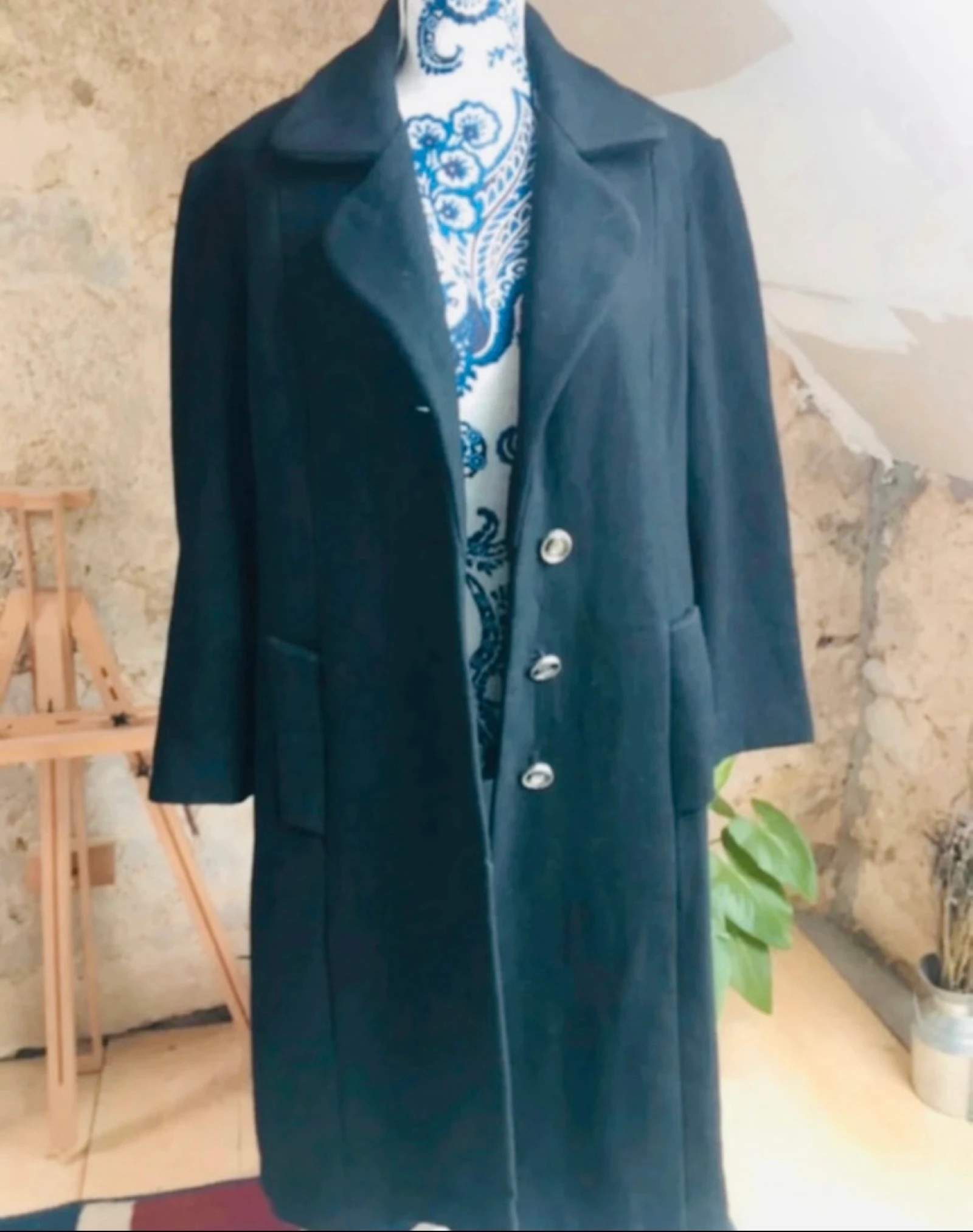 Manteau en laine Vintage 